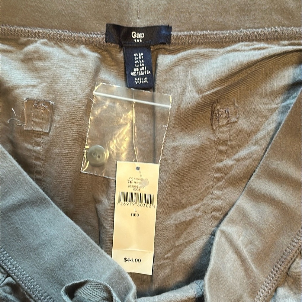 GAP Lightweight Cargo Pants Large Gray - Picture 4 of 5